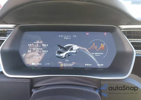 2018 Tesla Model S 100D/75D/P100D from USA, damaged, VIN 5YJSA1E29JF249826